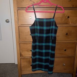 Plaid Mini Dress